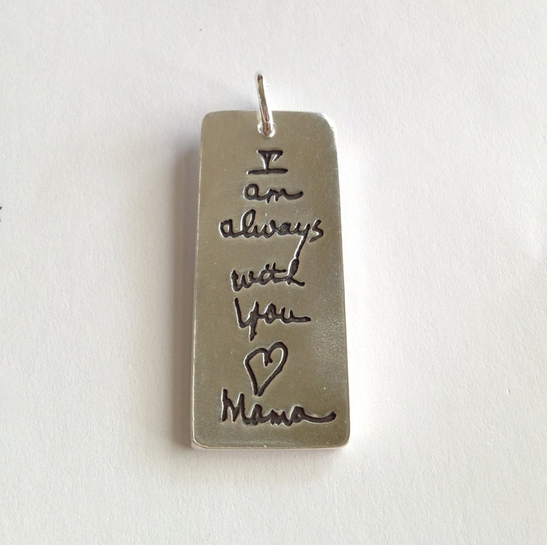 Custom Designed SIlver Tablet necklace Your Lost Loved ones Etsy