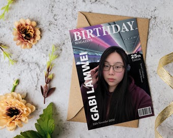 A5 size Birthday Cards | Brochure | Magazine | Bi-Fold | Birthday | Custom | 250gsm Matte