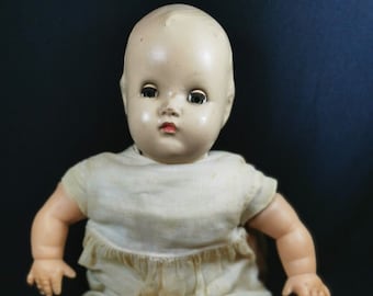 Vintage Baby Doll Composition 16 Inch 1940's Original