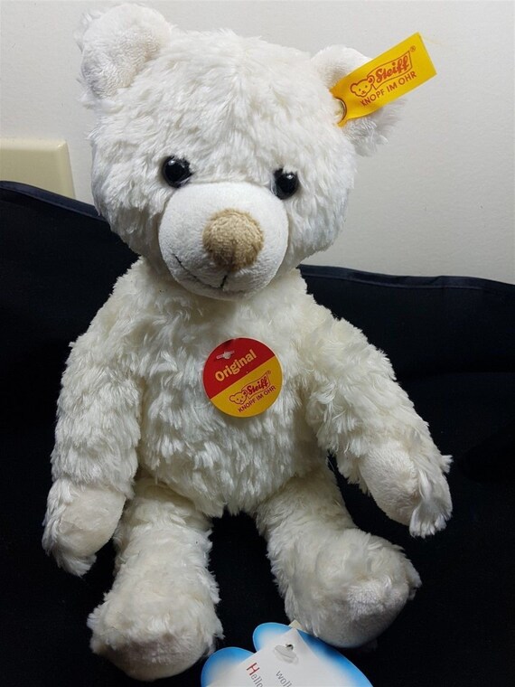 steiff bear white