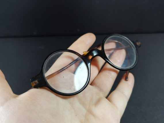 Antique Eyeglasses Eye Glasses Spectacles Round L… - image 7