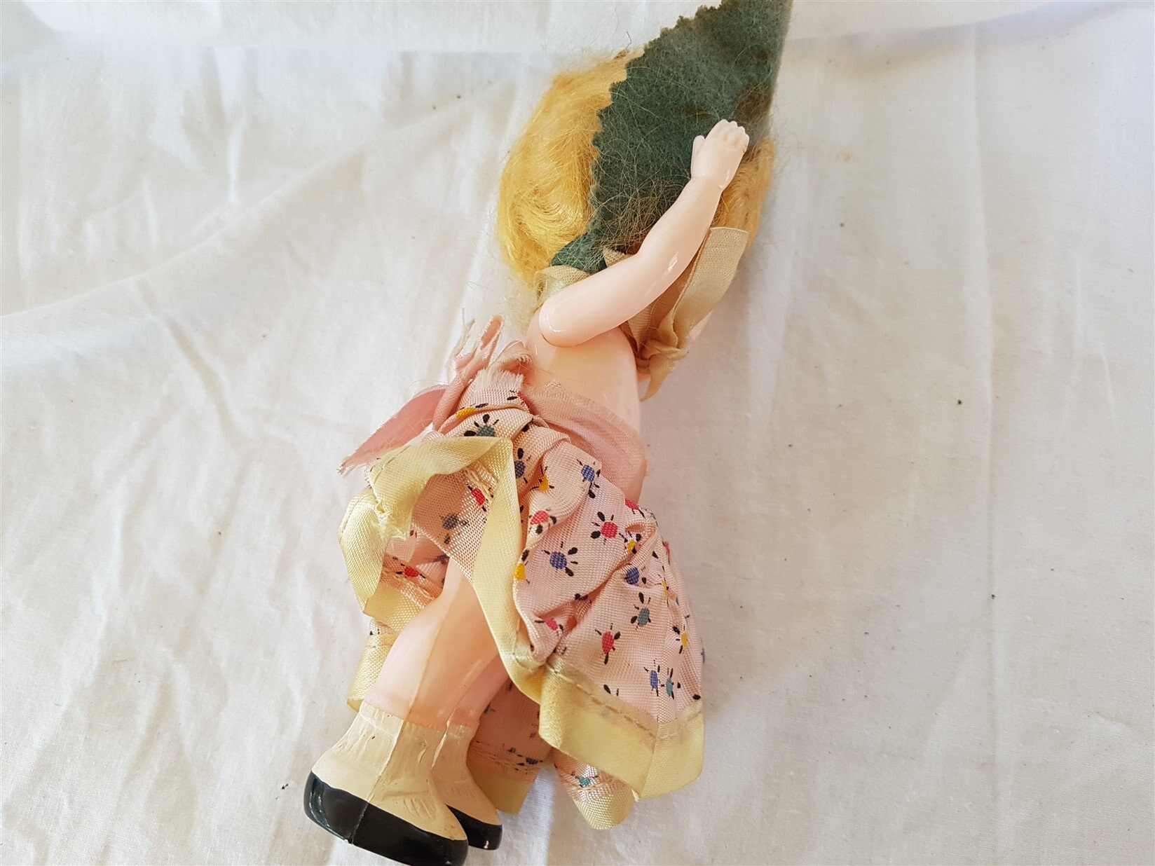 Vintage Knickerbocker Doll Hard Plastic Girl 6 Inch 1950's