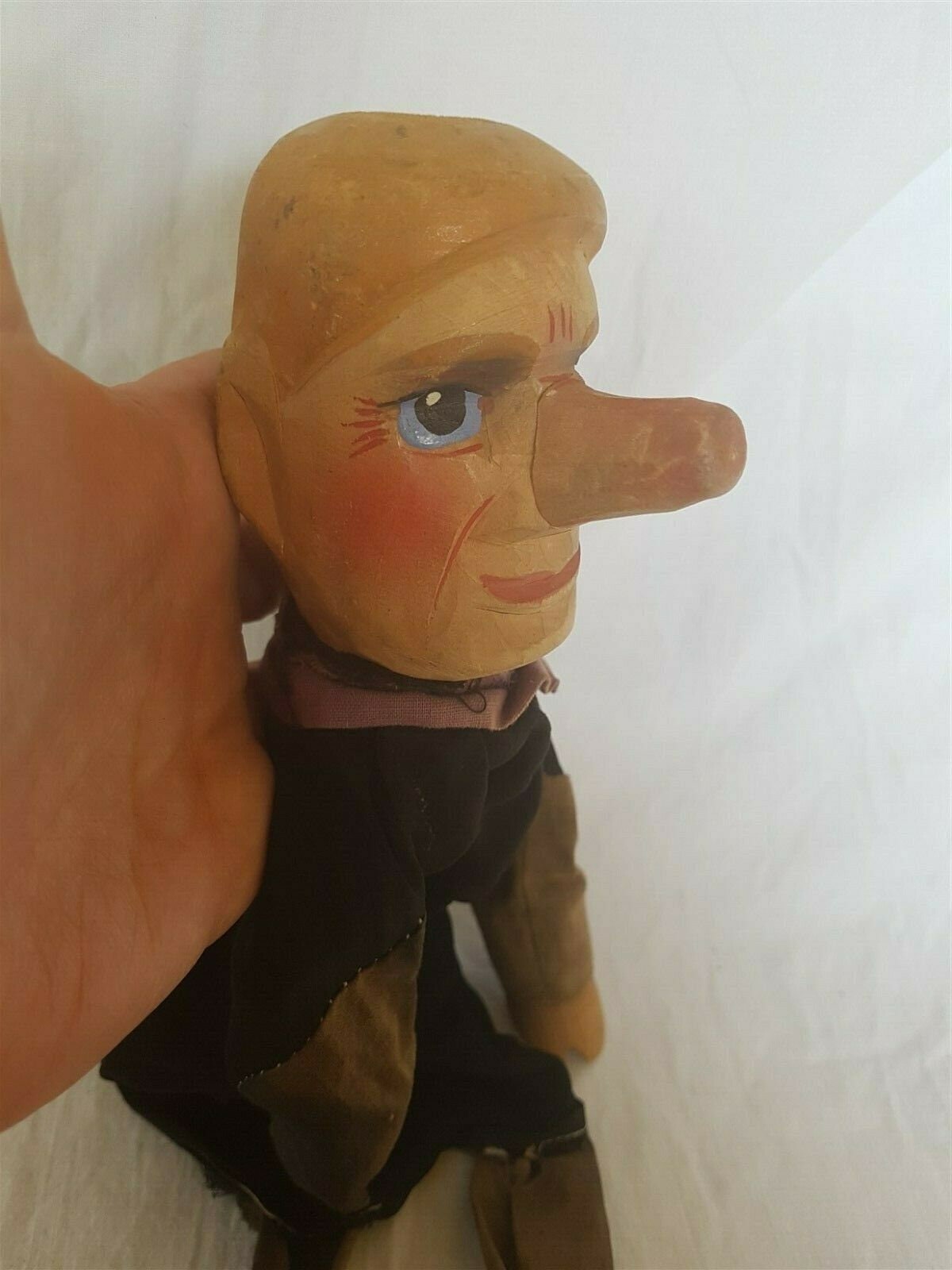 Antique Hand Puppet Doll Carving Carved Wood and Etsy