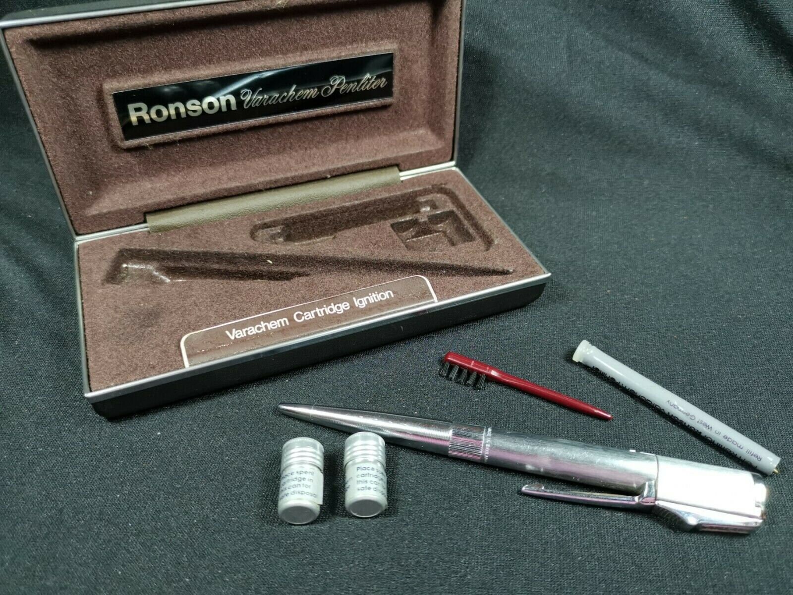 Buy Vintage Ronson Pen Lighter Varachem Penliter Ink Pen Inkpen in