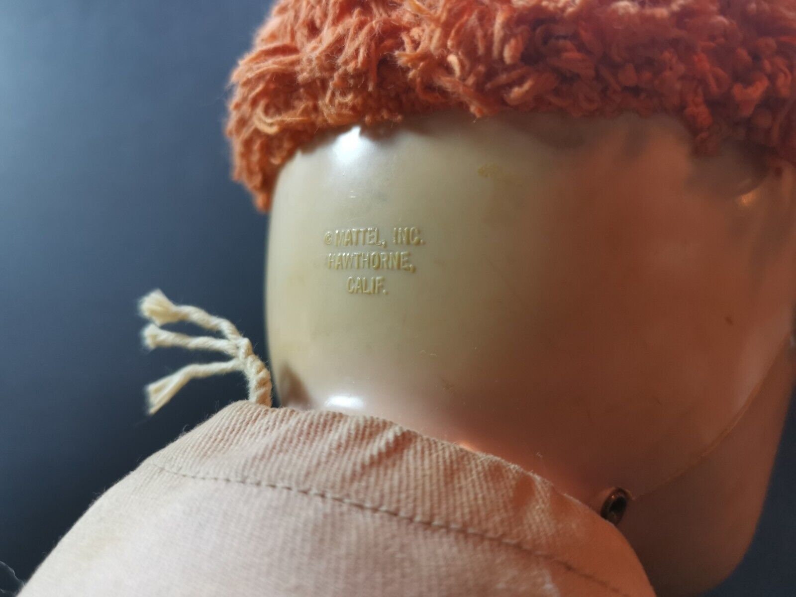 Vintage Matty Matel Mattel Doll Talking Pull String 1961 Original Boy