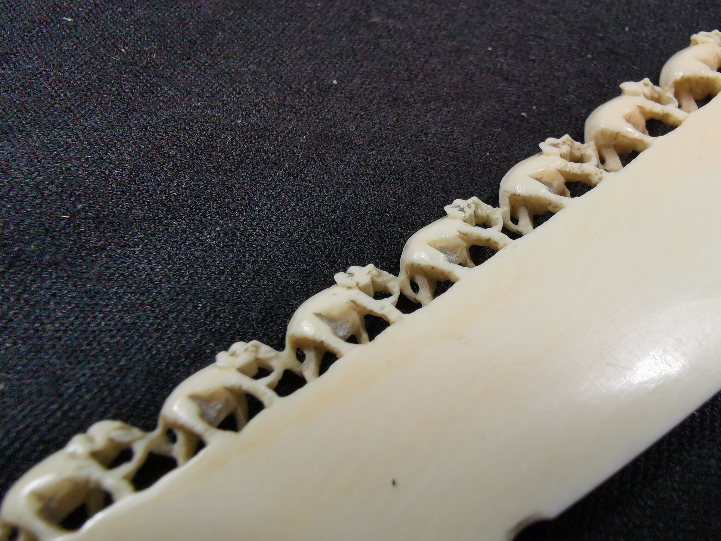 Antique Carved Celluloid Elephants Letter Opener Victorian Etsy