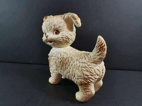Vintage Edward Mobley Toy Dog Squeaky Squeeze Toy Animal Akron