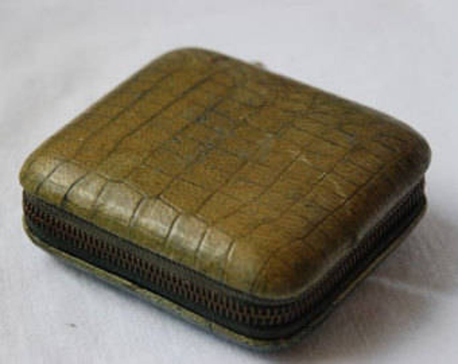 Vintage Travel Clock in Leather Case 1950's Kohler Mid Etsy