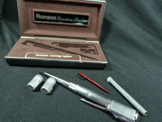 Buy Vintage Ronson Pen Lighter Varachem Penliter Ink Pen Inkpen in