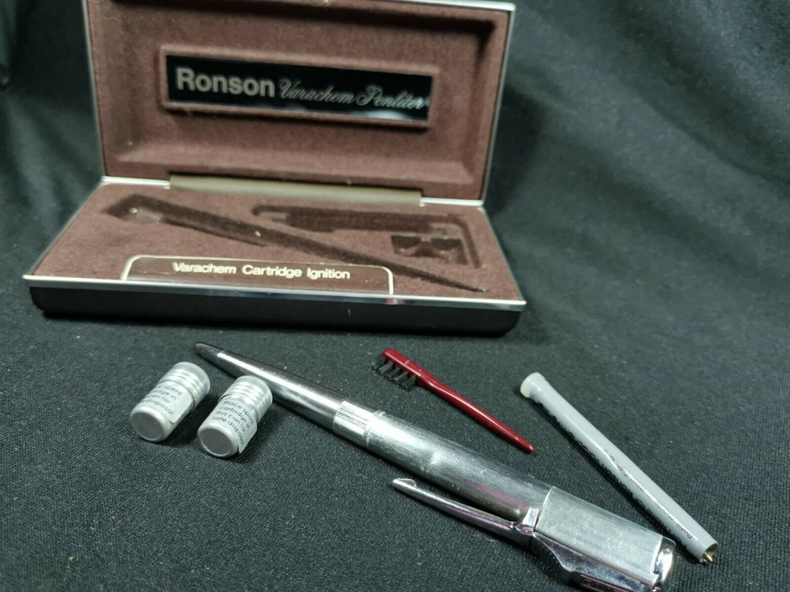 Buy Vintage Ronson Pen Lighter Varachem Penliter Ink Pen Inkpen in 