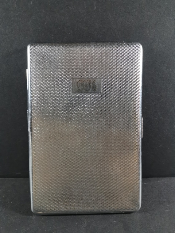Vintage Cigarette Case Silver Chrome Metal Emu 1920's Art Deco Original -  Etsy