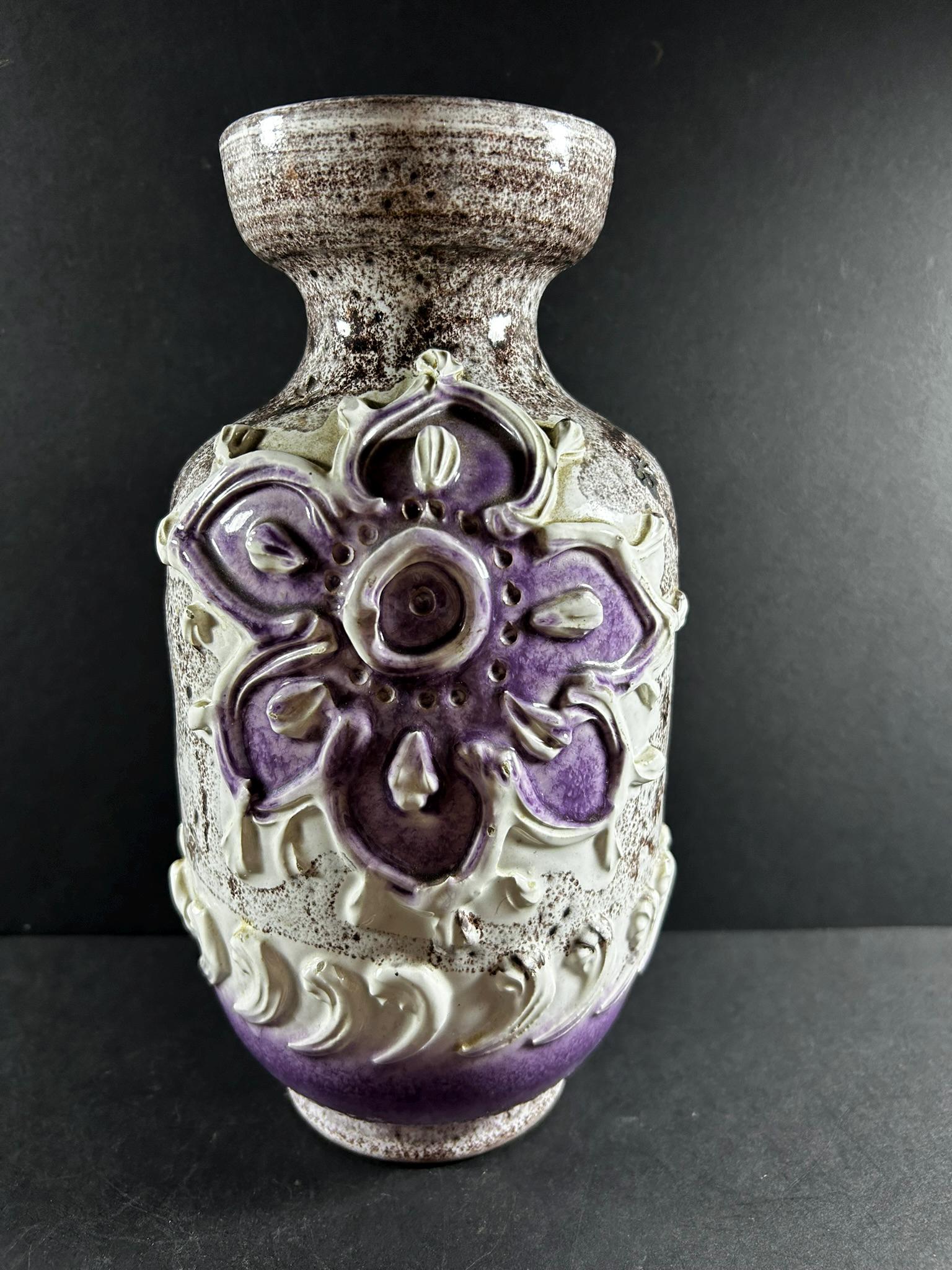 Vintage Fratelli Fanciullacci Art Pottery Vase: Mid-century