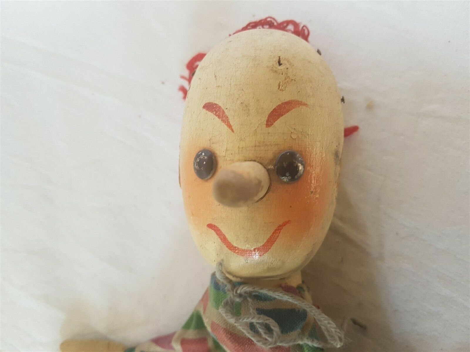 12 Marionnettes à main en tissu et tête en bois, 27cm - Marionnettes