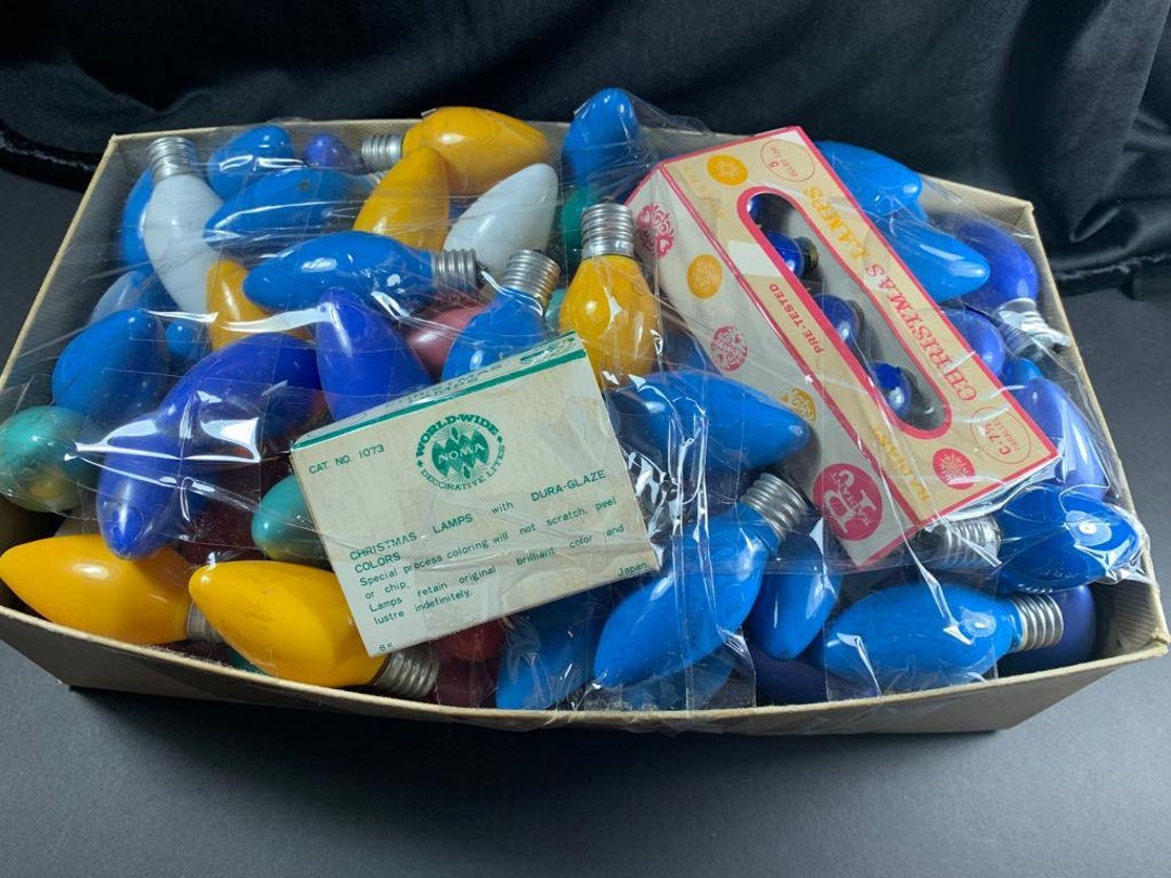 Vintage Christmas Tree Light Bulb Strand Replacement Light Etsy