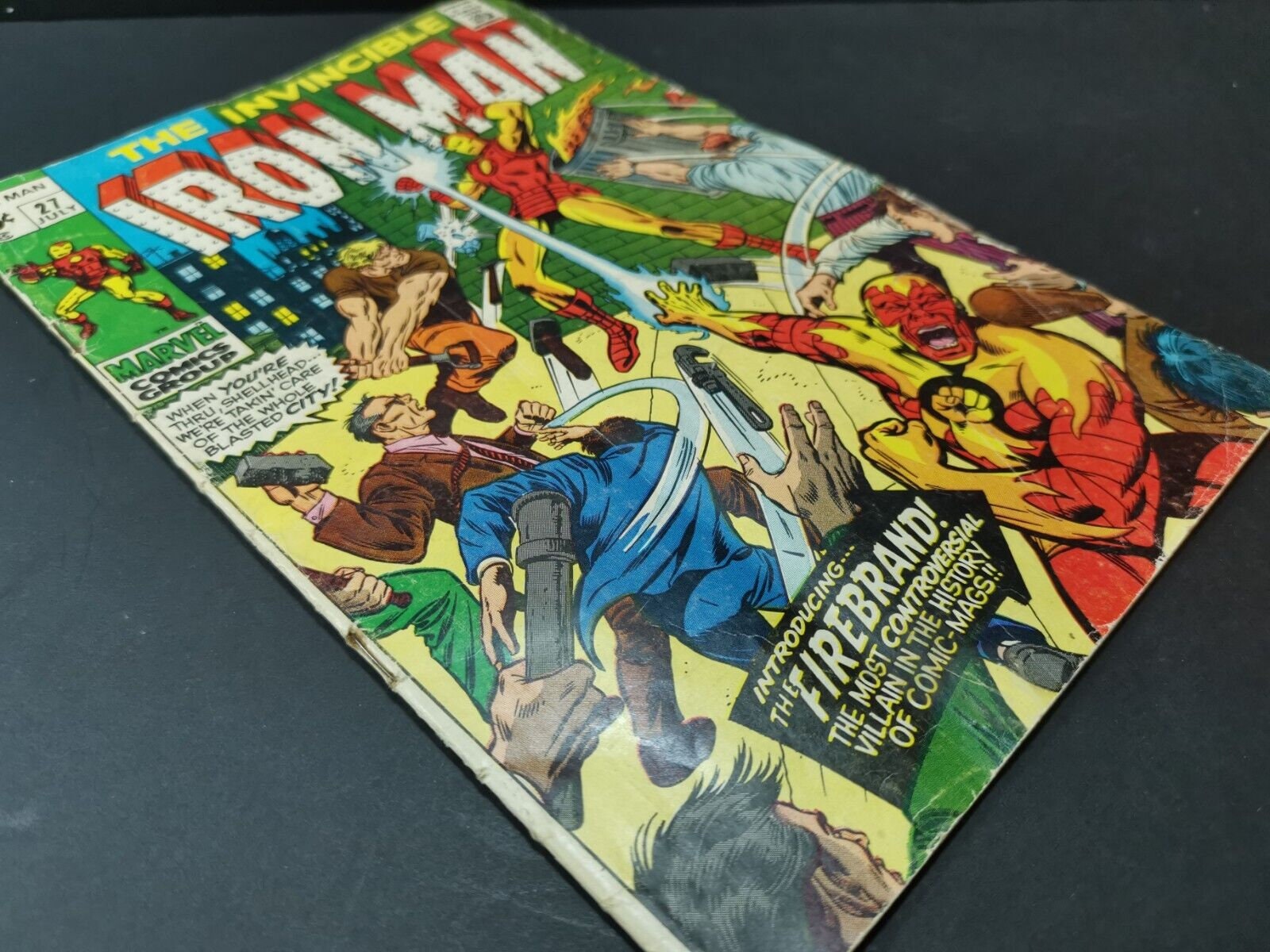 Vintage Marvel the Invincible Iron Man Comic Book No 27 July 1970