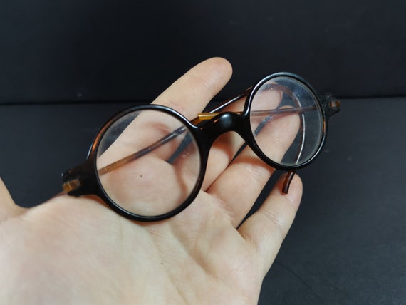 Antique Eyeglasses Eye Glasses Spectacles Round L… - image 6