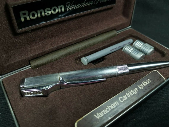 Buy Vintage Ronson Pen Lighter Varachem Penliter Ink Pen Inkpen in