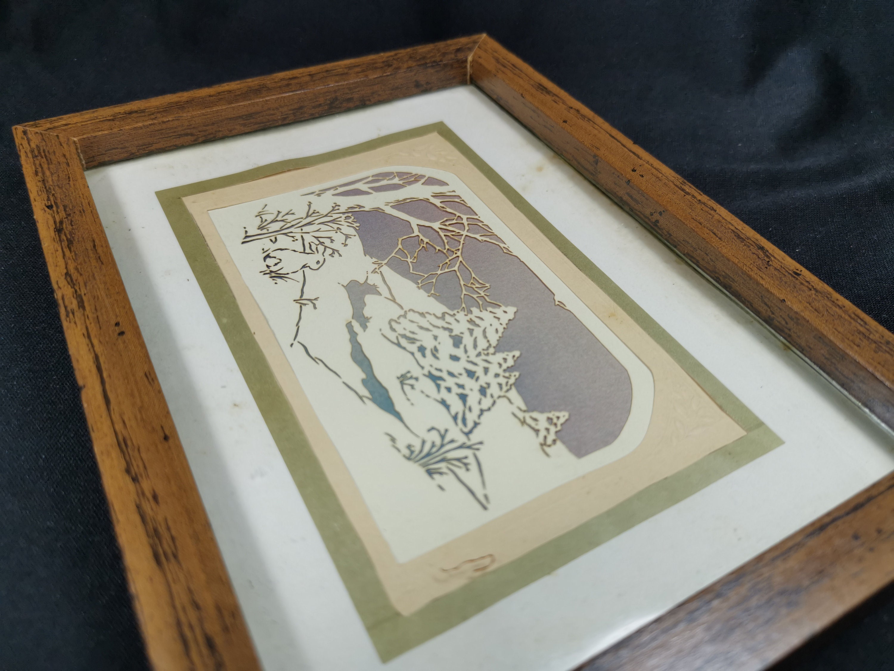 ◆Rabbit-PaperCutting-◆同梱あり Brown-Rabbit-Bunny-Paper-
