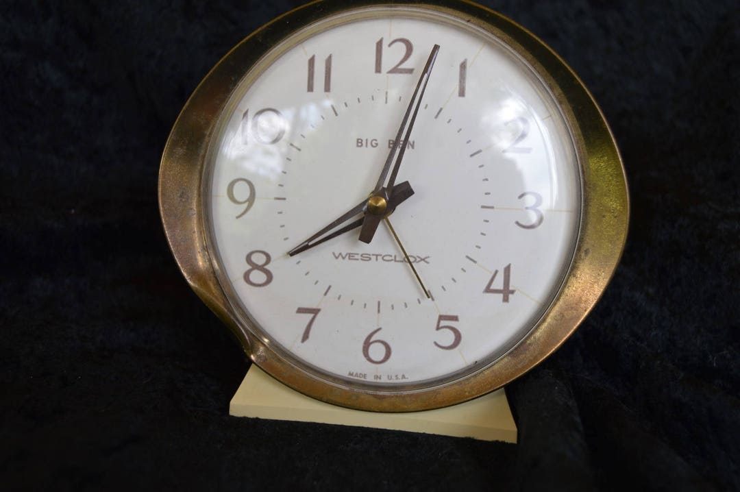 Vintage Westclox Big Ben Desk or Table Alarm Clock 1950's Etsy