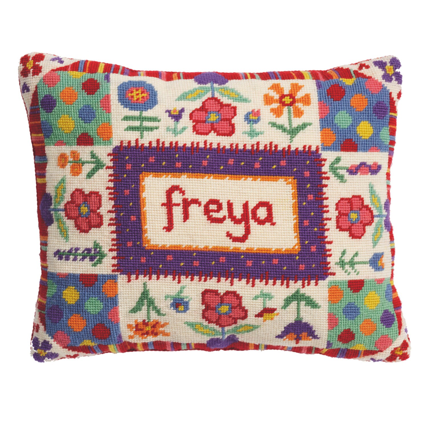 Modern needlepoint DIY cushion kit cross stitch kit tapestry Etsy