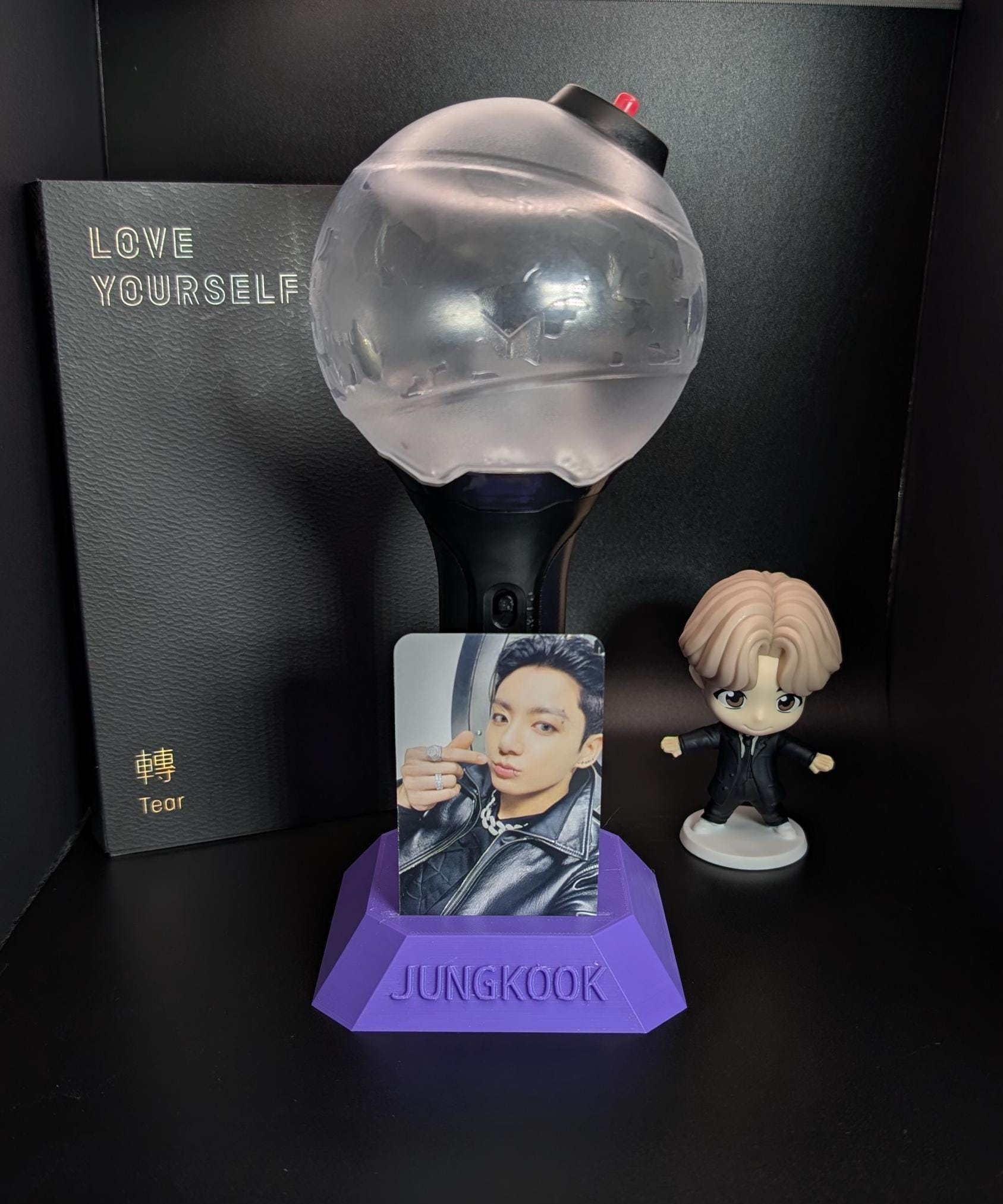 KPOP BTS Army Bomb V3 Lightstick Stand: Customizable 3D Printed