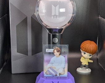 KPOP BTS Army Bomb Map of the Soul and SE Lightstick Stand: Customizable 3D Printed Display, English Version
