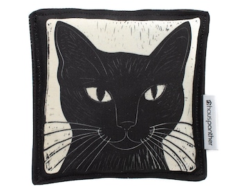 Black Cat Catnip Crinkle Pillow