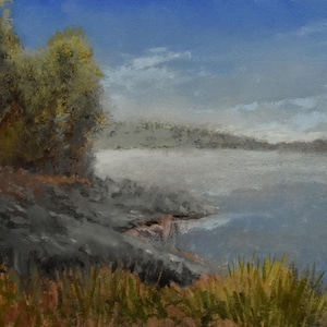Lake View – Mid-morning, Pochade Box Painting