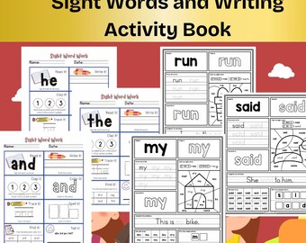 Sight Words Worksheets: Reading & Writing Practice (PDF Pattern)