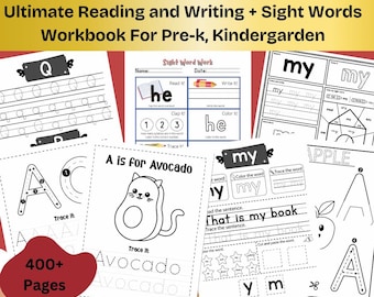Sight Word Worksheets: Reading & Writing Activities for Preschool Kindergarten