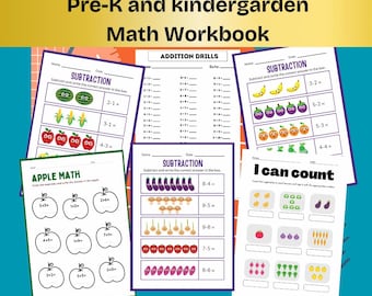 Preschool Math Workbook: Addition, Subtraction, Counting (PDF)