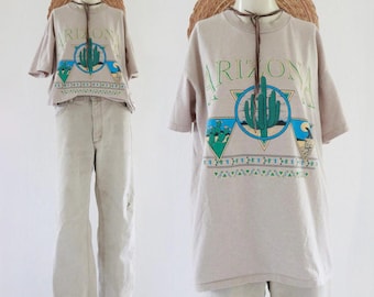 vintage 90s cactus tee