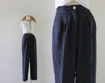 midnight silk trousers - 27.5