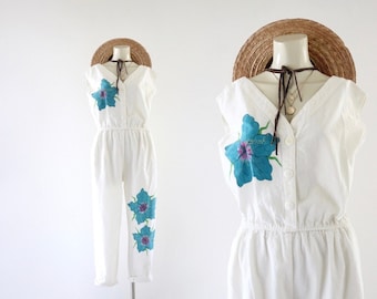 blanco cotton jumpsuit - s/m