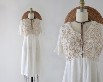 ivory market dress - s