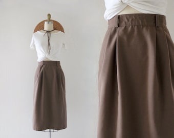 woven cocoa skirt - 26