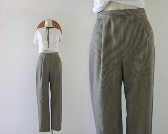 micro houndstooth trousers - 26
