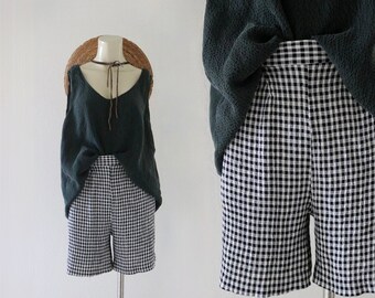 micro gingham shorts 29-32