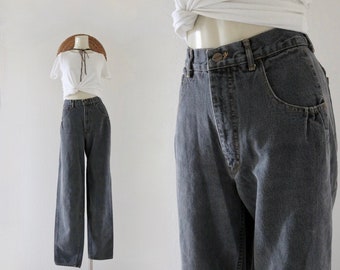 charcoal high waist jeans - 29