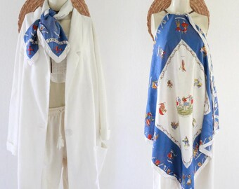 vintage tourist scarf