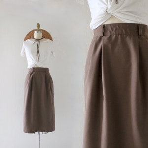 woven cocoa skirt - 26