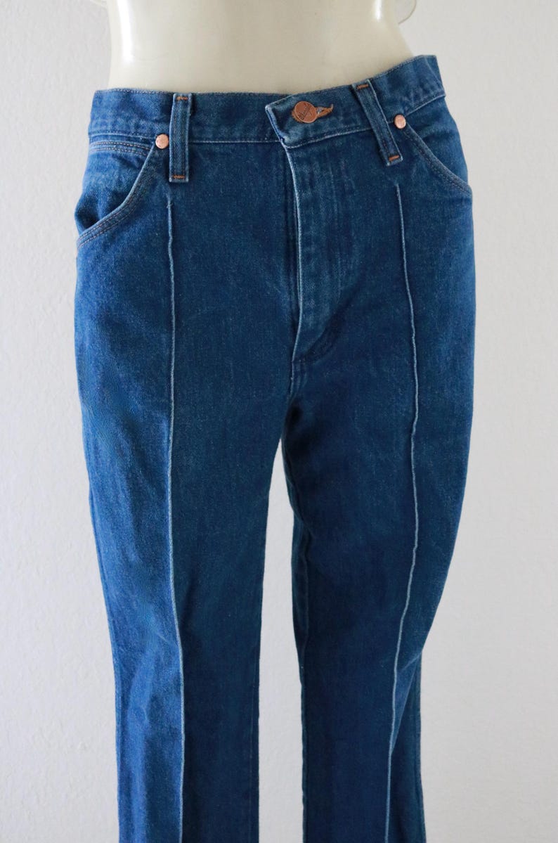 seamed wrangler jeans - 31 - vintage image 3