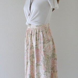 Sunset Floral Smocked Skirt