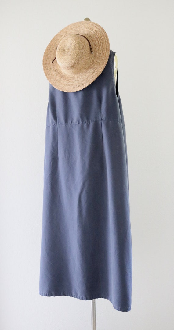 oversized soft blue sack dress - image 5