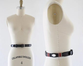 Cinturón de cuero estilo western, talla 24-27, vintage, para mujer, color marrón oscuro