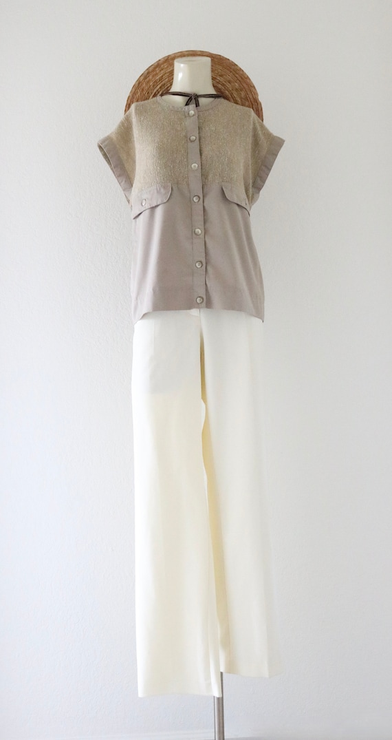 ivory trousers - 8 - image 2