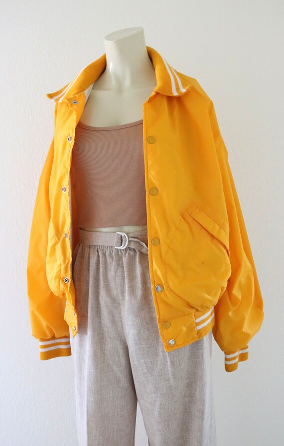 marigold bomber jacket - m - View 4