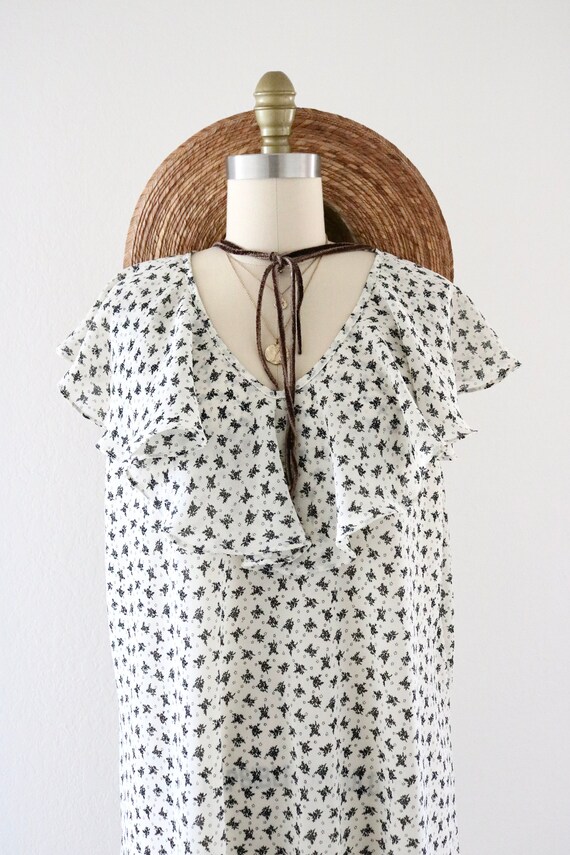 chiffon ruffle dress - image 3