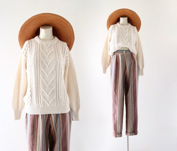 cotton fisherman sweater- s