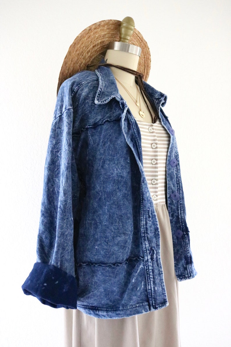 oversized knit jacket